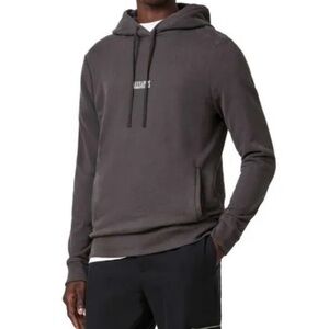 ALL SAINTS Ryder Hoodie NEW Size S Brown Sweatshirt